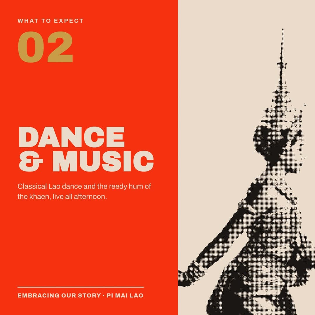 Social post about dance and music