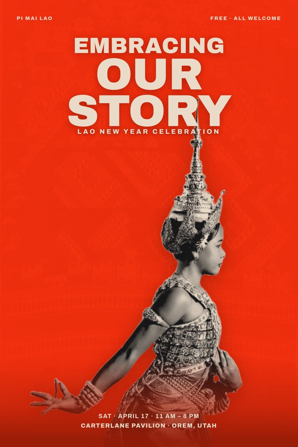Embracing Our Story event poster