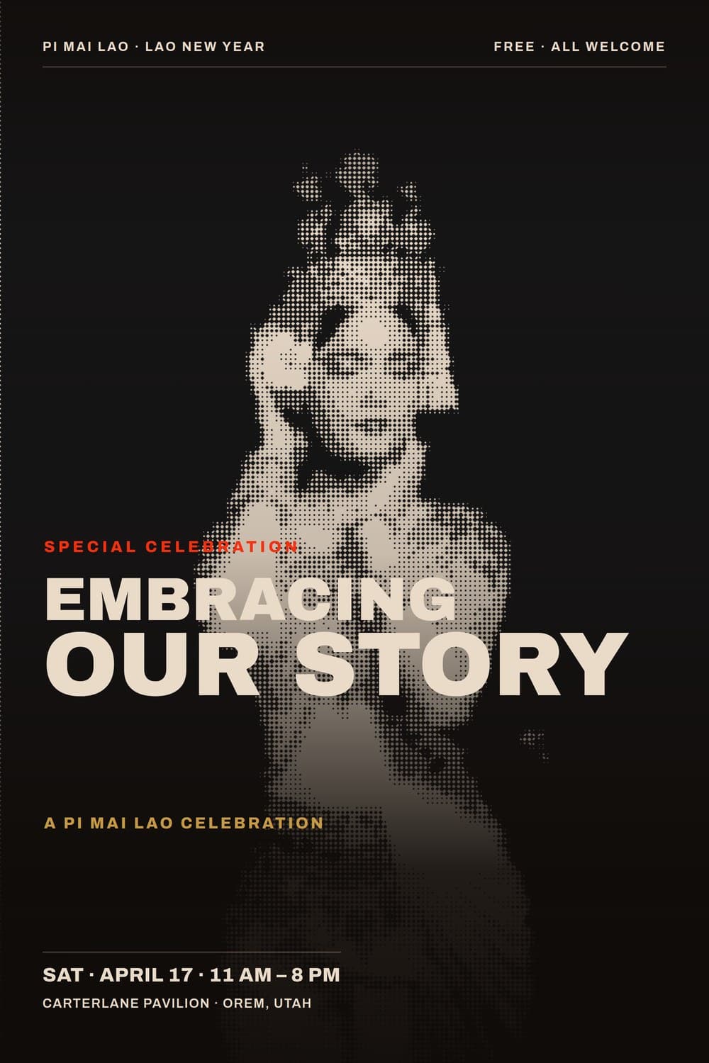 Night edition of the Embracing Our Story poster