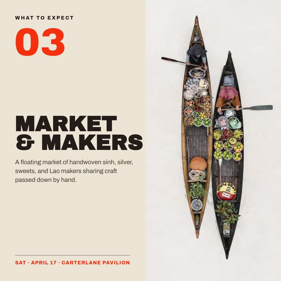 Social post about the market and makers
