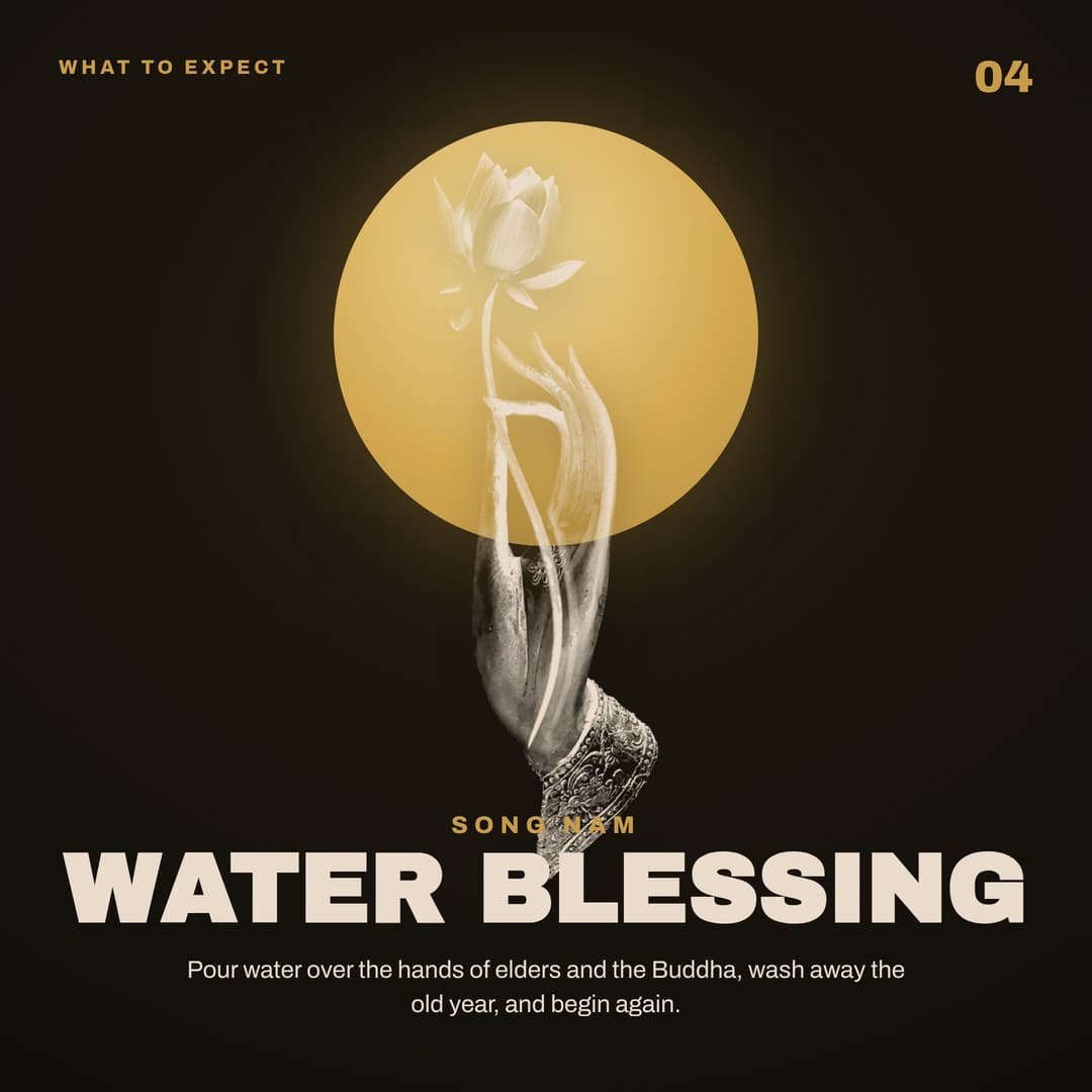 Social post about the water blessing